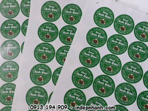 decal giấy dán bao bì